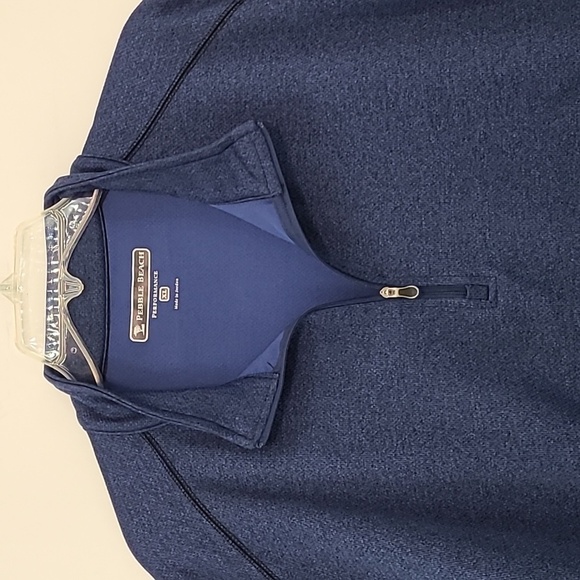 PEBBLE BEACH Blue Performance 1/4 Zip Long Sleeve Sweatshirt - Size XL - Picture 3 of 9